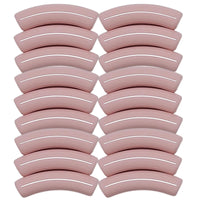 419 - Tubes incurvés Rose poudré 8MM
