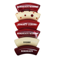 Camaieu 224- Lot mixte de 6 tubes incurvés 12MM