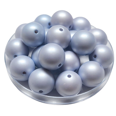 131 - Boules acryliques Satin lavande 20MM