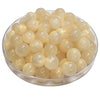 346 - Boules acryliques Scintillante Champagne 12MM