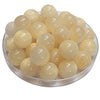 346 - Boules acryliques Scintillante Champagne 16MM
