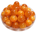 347 - Boules acryliques Scintillante Mandarine 16MM