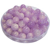 351 - Boules acryliques Scintillante Lilas 12MM