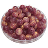 352 - Boules acryliques Scintillante Prune 12MM