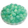 353 - Boules acryliques Scintillante Vert d'eau 12MM