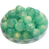 353 - Boules acryliques Scintillante Vert d'eau 16MM