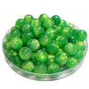 354 - Boules acryliques Scintillante Vert prairie 12MM