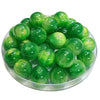 354 - Boules acryliques Scintillante Vert prairie 16MM