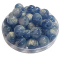 357 - Boules acryliques Scintillante Denim 16MM