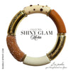 SHINY GLAM bracelet Moka