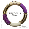 SHINY GLAM bracelet Purple