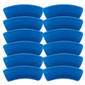262 - Tubes incurvés Sorbet Azur 12MM