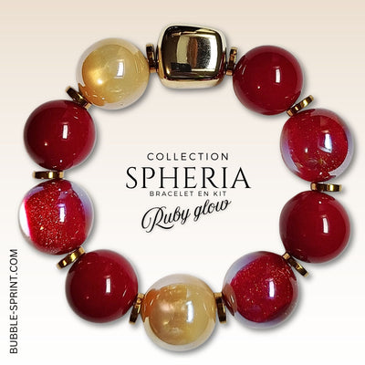 KIT bracelet collection SPHERIA- Ruby Glow
