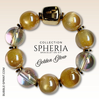 KIT bracelet collection SPHERIA- Golden Glow