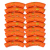 201 - Tubes incurvés Graffiti Orange splatter 8MM