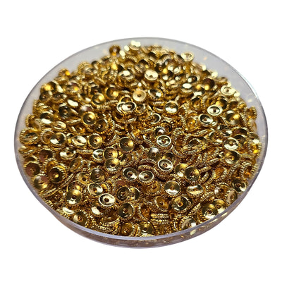 6MM- Rondelles crantées, doré réf PLO-7