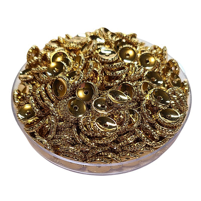 10MM- Rondelles crantées, doré réf PLO-9