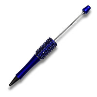 Stylo à personnaliser, Marine Strass, Réf ST14