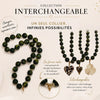 VERT MOUSSE Collier Interchangeable