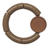 25MM- Support base cabochon double face, camel