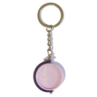 25MM- Support base cabochon double face, lilas