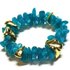 5- Crispy, Teal marbré