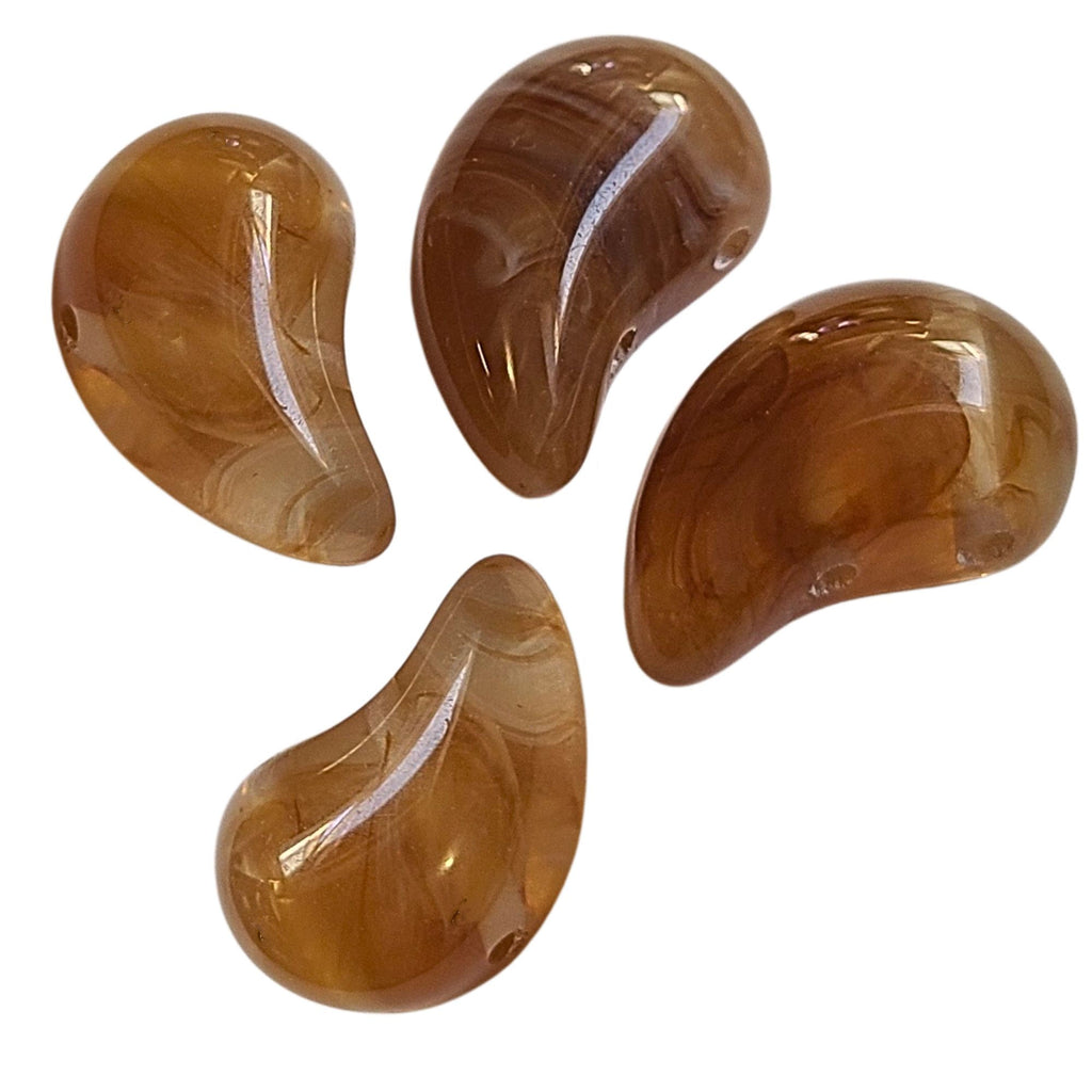 13- Magatama, Terre d'ombre marbré