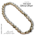 TRENDY Collier Shinny Nougat