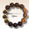 234 - Boules acryliques Léopard Topaze 16MM
