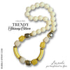 TRENDY Collier Shinny Citron