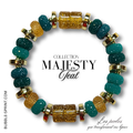 MAJESTY bracelet Vert d'eau