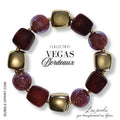 VEGAS Bracelet Bordeaux