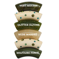 Camaieu 221- Lot mixte de 6 tubes incurvés 12MM
