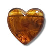 11- Coeur Heartline,  Caramel marbré