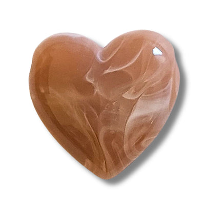 12- Coeur Heartline,  Terra Cotta marbré