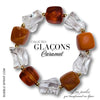 Glaçons bracelet Caramel