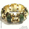 KIT bracelet collection ZESTE - Olive clair marbré