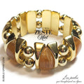 KIT bracelet collection ZESTE - Miel marbré