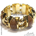 KIT bracelet collection ZESTE - Terre d'ombre marbré
