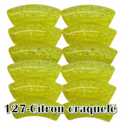 127-Citron craquelé 8MM/12MM