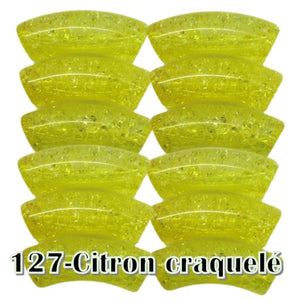 127-Citron craquelé 8MM/12MM