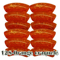 128-Orange craquelé 12MM