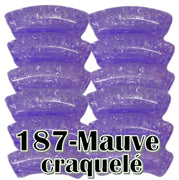 187-Mauve craquelé 8MM/12MM