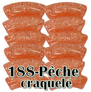 188 - Pêche craquelé 8MM/12MM