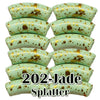 202 - Graffiti Jade splatter 8MM/12MM