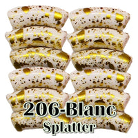 206 - Graffiti Blanc splatter 8MM/12MM