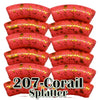 207 - Graffiti Corail splatter 8MM/12MM