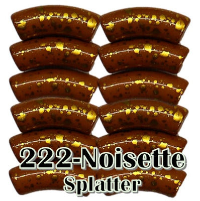 222 - Graffiti Noisette splatter 8MM/12MM