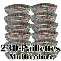 230- Paillettes multicolore 12MM
