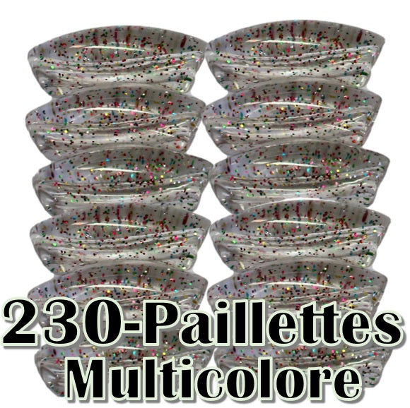 230- Paillettes multicolore 12MM